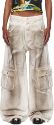 Mowalola Off-White Double D Jeans