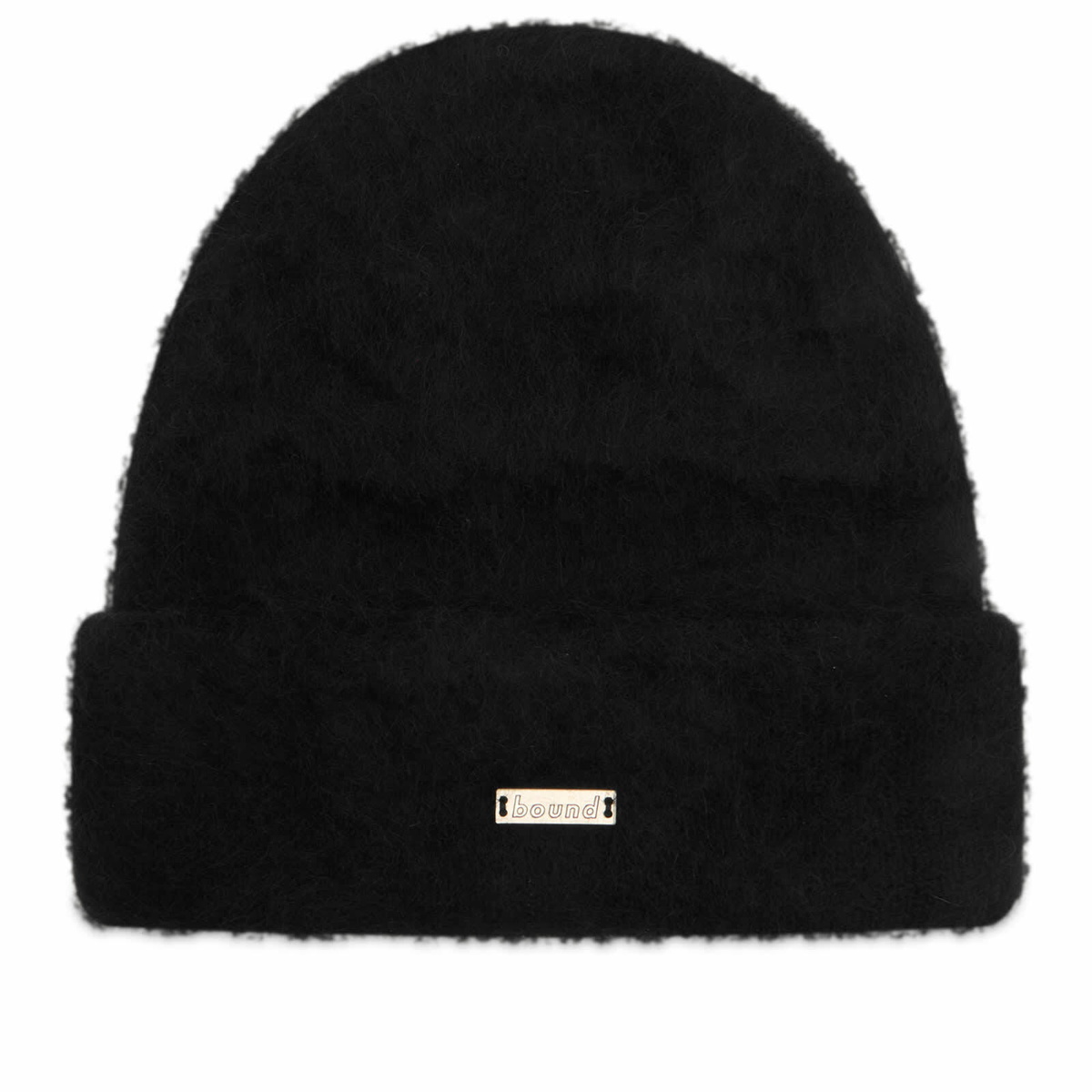 Bound Men's Mohair Beanie in Black 