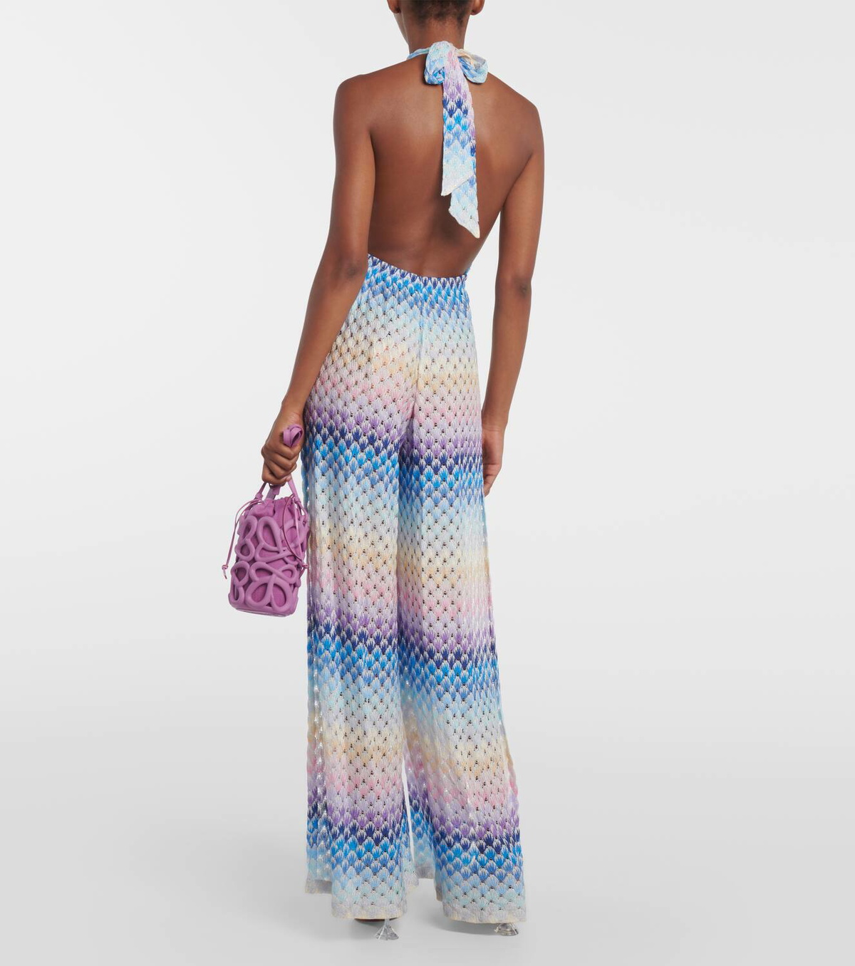 Missoni Mare Zig Zag halterneck jumpsuit