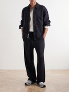 Aimé Leon Dore - Straight-Leg Cotton Open-Terry Sweatpants - Black