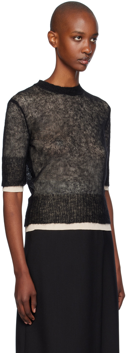 BOSS Black Sheer Sweater
