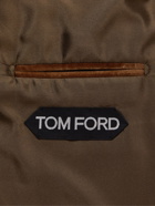TOM FORD - Shelton Slim-Fit Cotton-Velvet Tuxedo Jacket - Red
