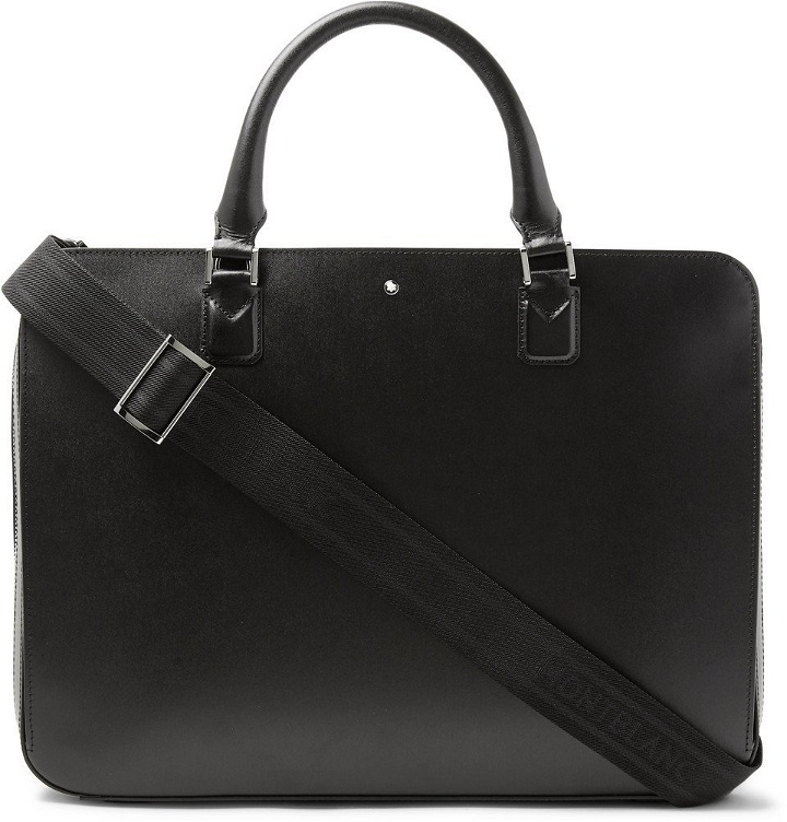 Photo: Montblanc - Meisterstück Leather Briefcase - Black