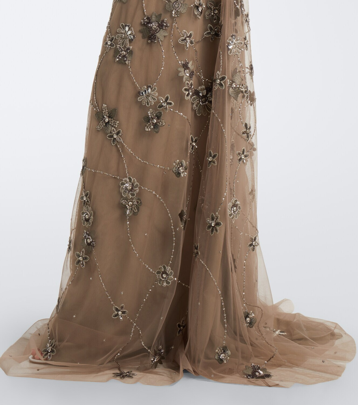 Georges Hobeika Embellished tulle gown