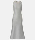 McQueen Embellished lamé cocktail dress
