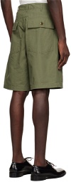 Engineered Garments Green Cotton Shorts