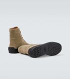 Tod's Suede combat boots