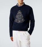 Ralph Lauren Purple Label Embroidered cotton sweater