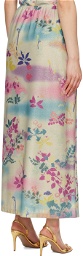 Anna Sui Multicolor Atlantis Garden Maxi Skirt