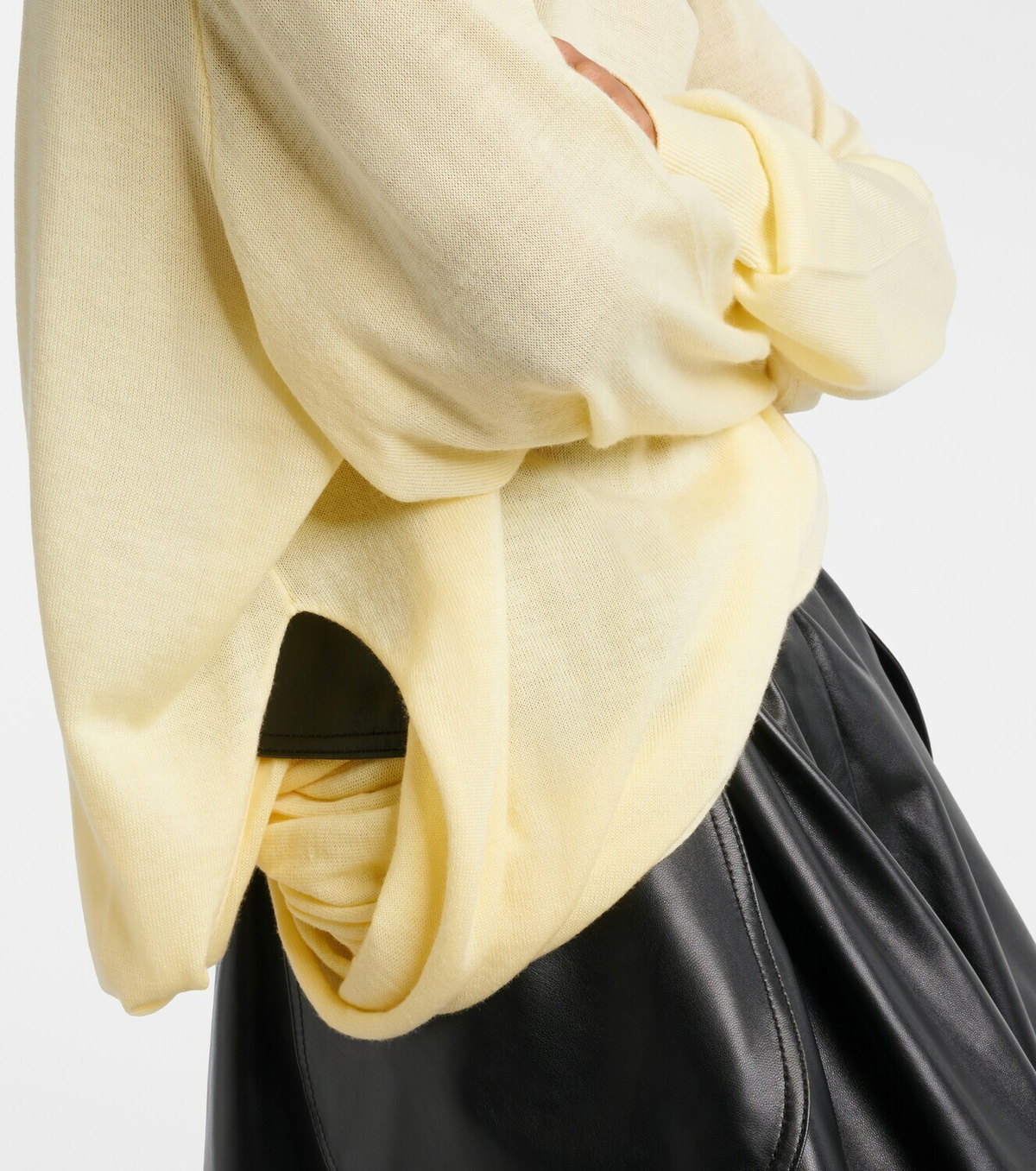 Loewe Double L asymmetric wool sweater