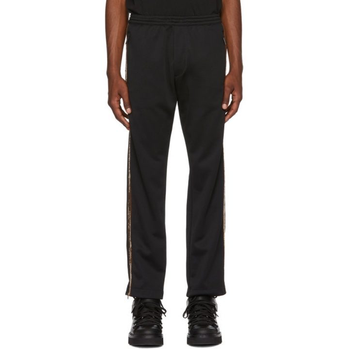 Photo: Dsquared2 Black and Gold Sequinned Lounge Pants