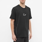 Moncler Men's 7 FRGMT Hiroshi Fujiwara Studio Logo T-Shirt in Black