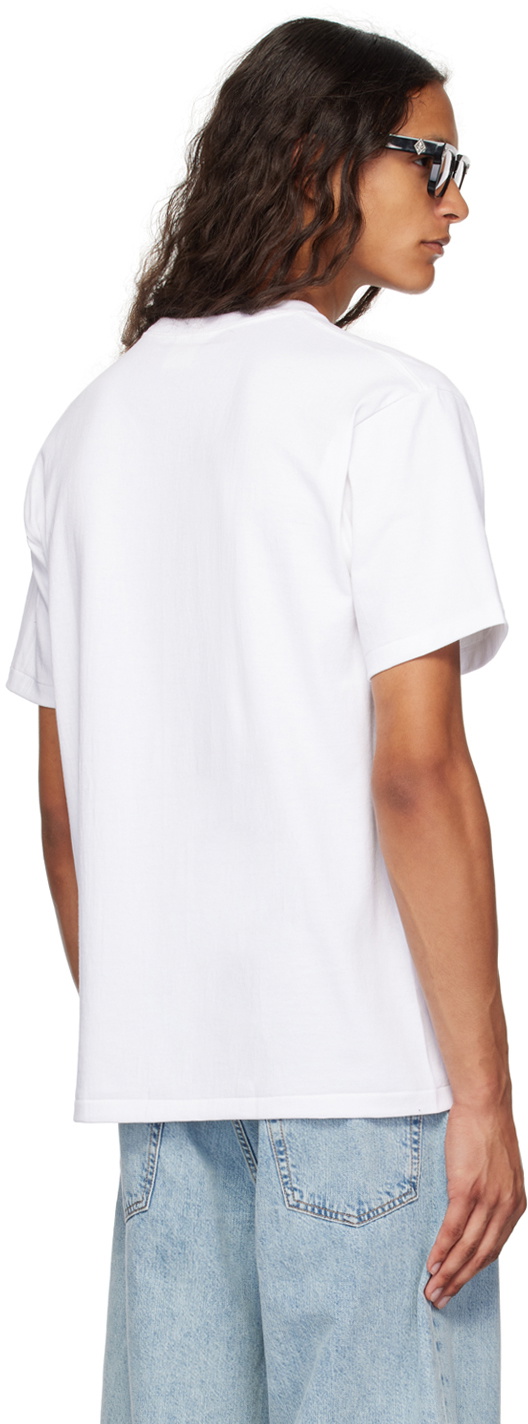 BAPE White Fans Scarf Side Big Ape Head T-Shirt