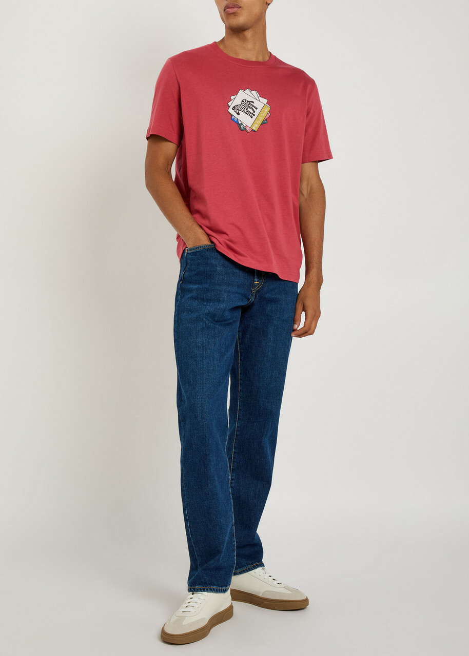 PS Paul Smith Relaxed Tapered-leg Denim Jeans Mid Blu