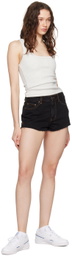 Ksubi Off-White Stacked Origin Tank Top