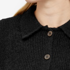 Our Legacy Women's Mazzy Knitted Polo Top in Black