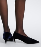 Khaite Miriam velvet pumps