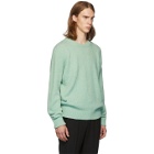 Tibi SSENSE Exclusive Green Alpaca Airy Pullover Sweater