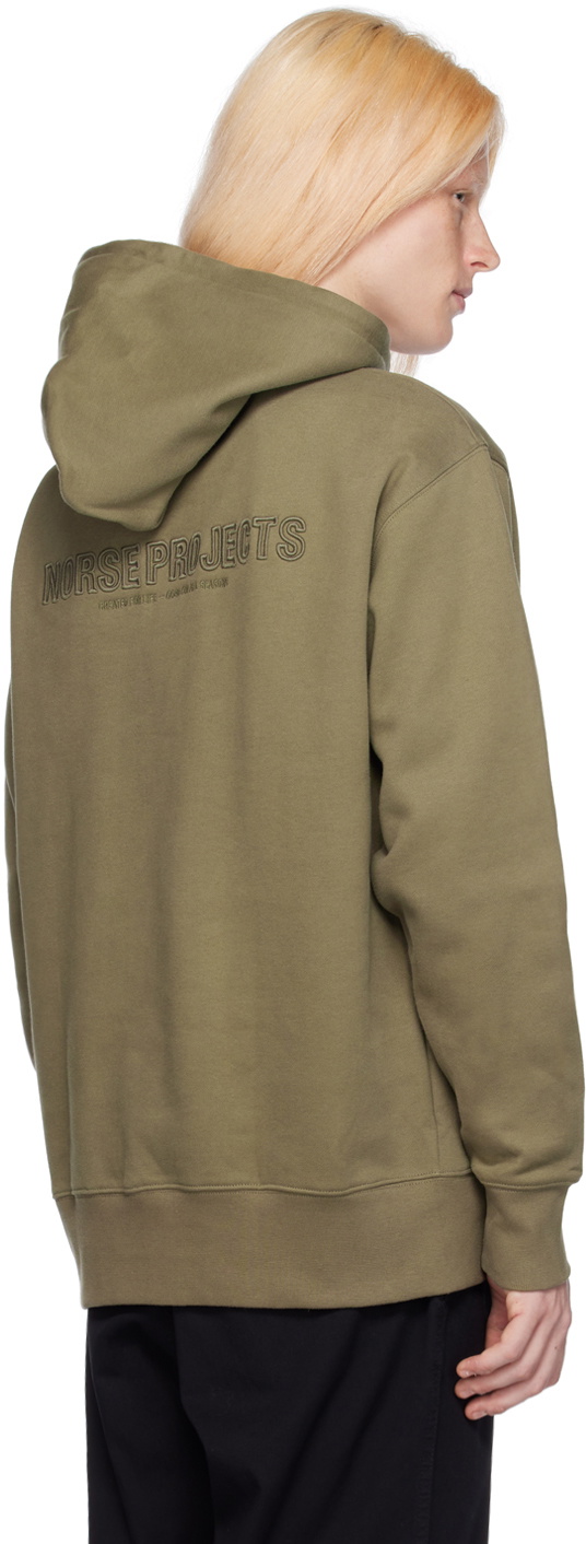 NORSE PROJECTS Khaki Arne Hoodie