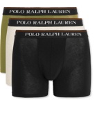 Polo Ralph Lauren - Three-Pack Stretch-Cotton Boxer Briefs - Multi