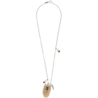 Isabel Marant Silver and Blue Sautoir Necklace