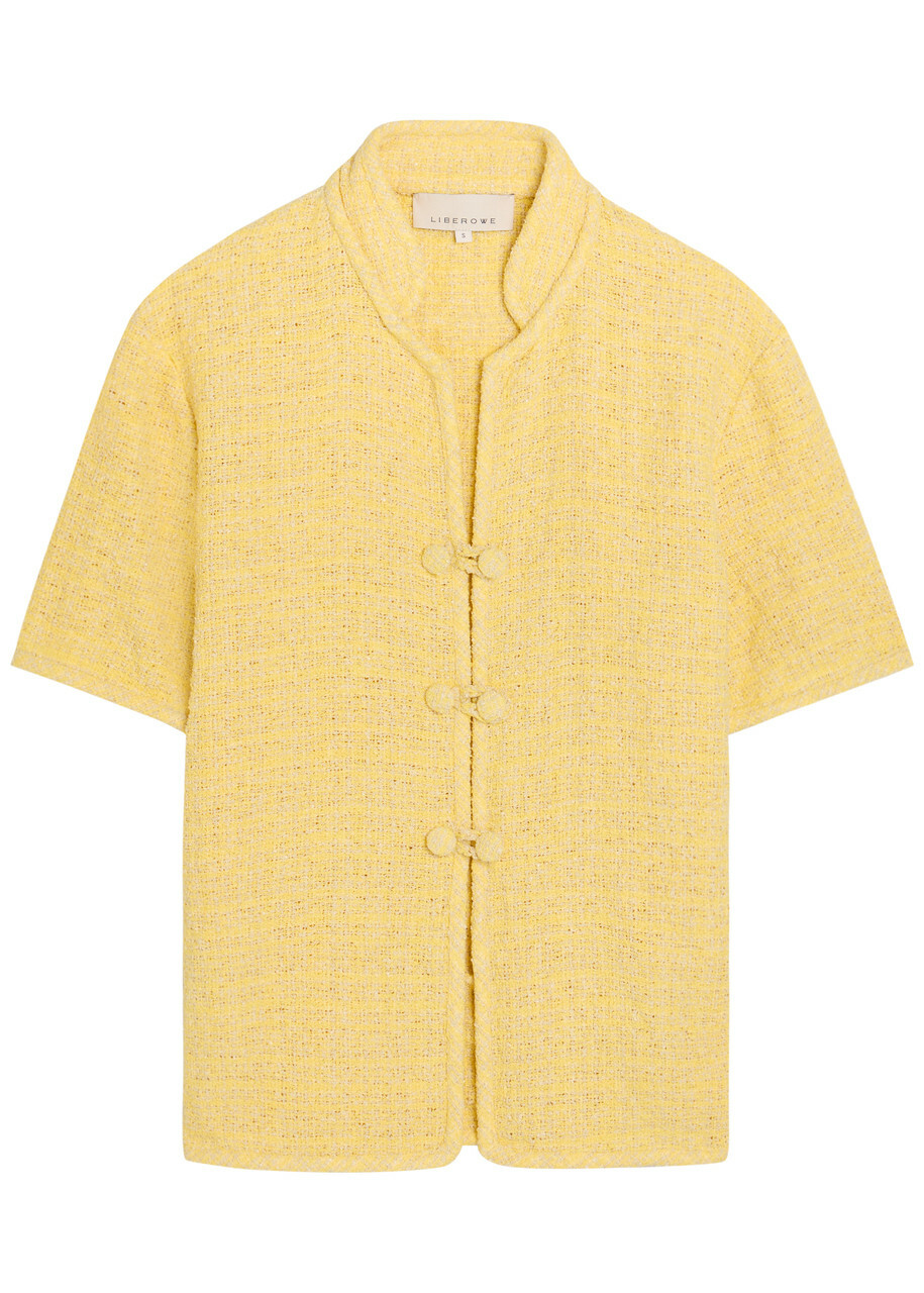 Liberowe Hetty Tweed Shirt Yellow
