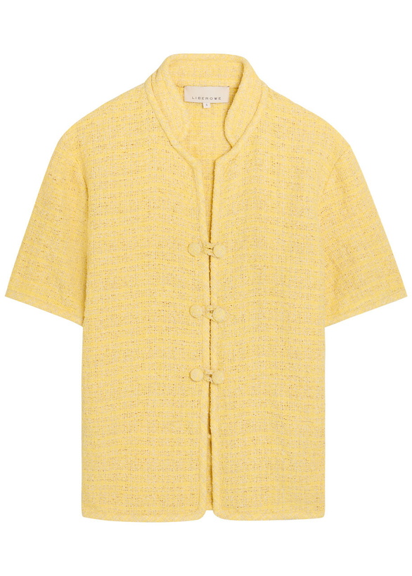 Photo: Liberowe Hetty Tweed Shirt Yellow