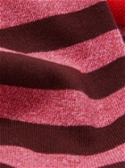 FALKE - Sensitive Mapped Striped Stretch Cotton-Blend Socks - Red