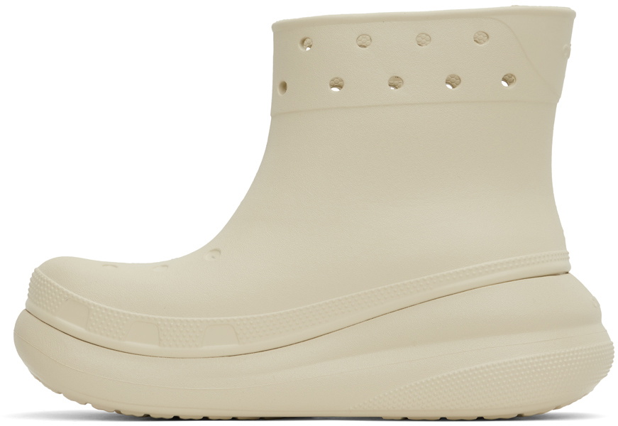 Crocs Off-White Crush Boots