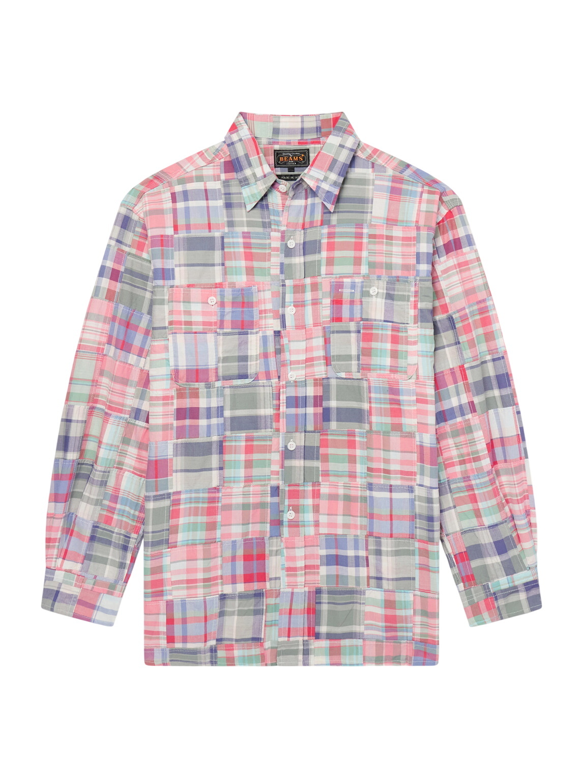 Beams Plus Men's 3B Flannel Jacket in Navy Beams Plus