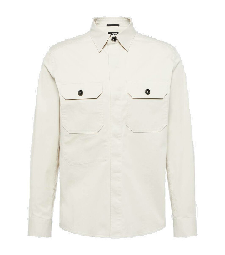 Photo: Zegna Cotton-blend overshirt