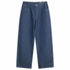 Story mfg. Men's Story mfg in Dark Denim Wonky Wear