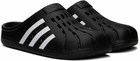 adidas Originals Black Adilette Clogs