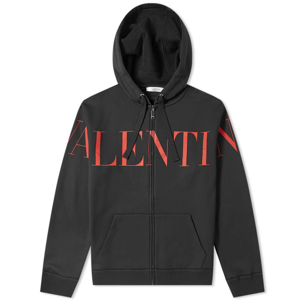 Valentino Large Logo Zip Hoody Valentino