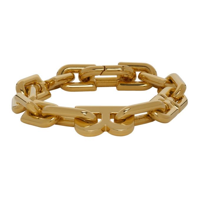 Photo: Balenciaga Gold B Chain Bracelet