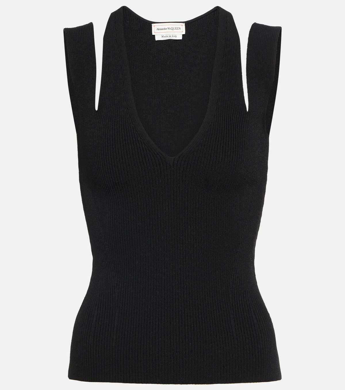 Alexander McQueen - Cutout sleeveless top
