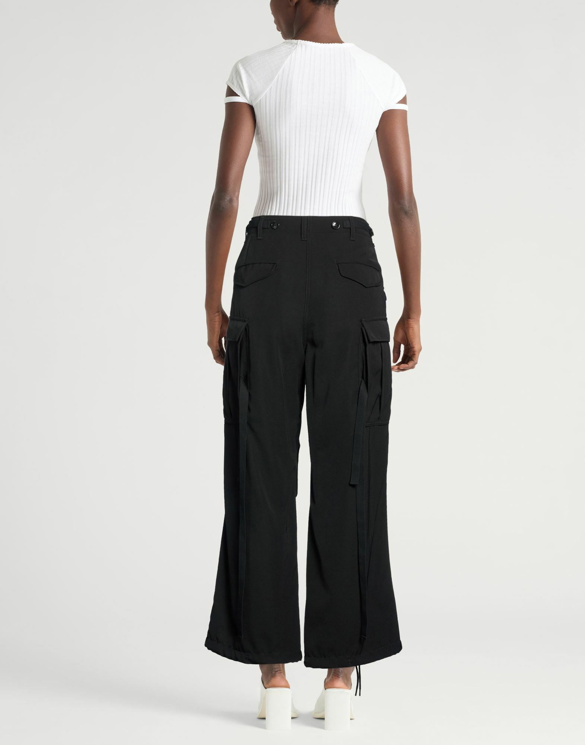 Junya Watanabe Womens Pants in Black