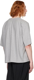 Homme Plissé Issey Miyake Gray Release-T Basic T-Shirt