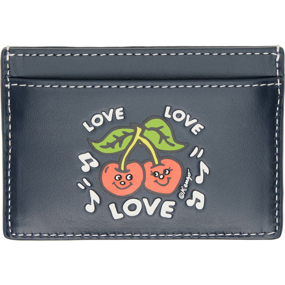 Kenzo Navy Kenzo Paris 'KENZO Loves' Card Holder