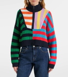 Staud Hampton knitted cotton-blend sweater