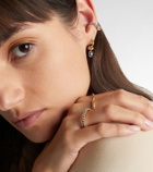 Spinelli Kilcollin Ombré sterling silver and 18kt yellow gold ear cuff with sapphires