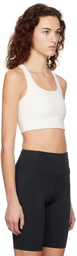 Girlfriend Collective White Paloma Sport Bra