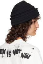 ADER error Black Montblanc Beanie