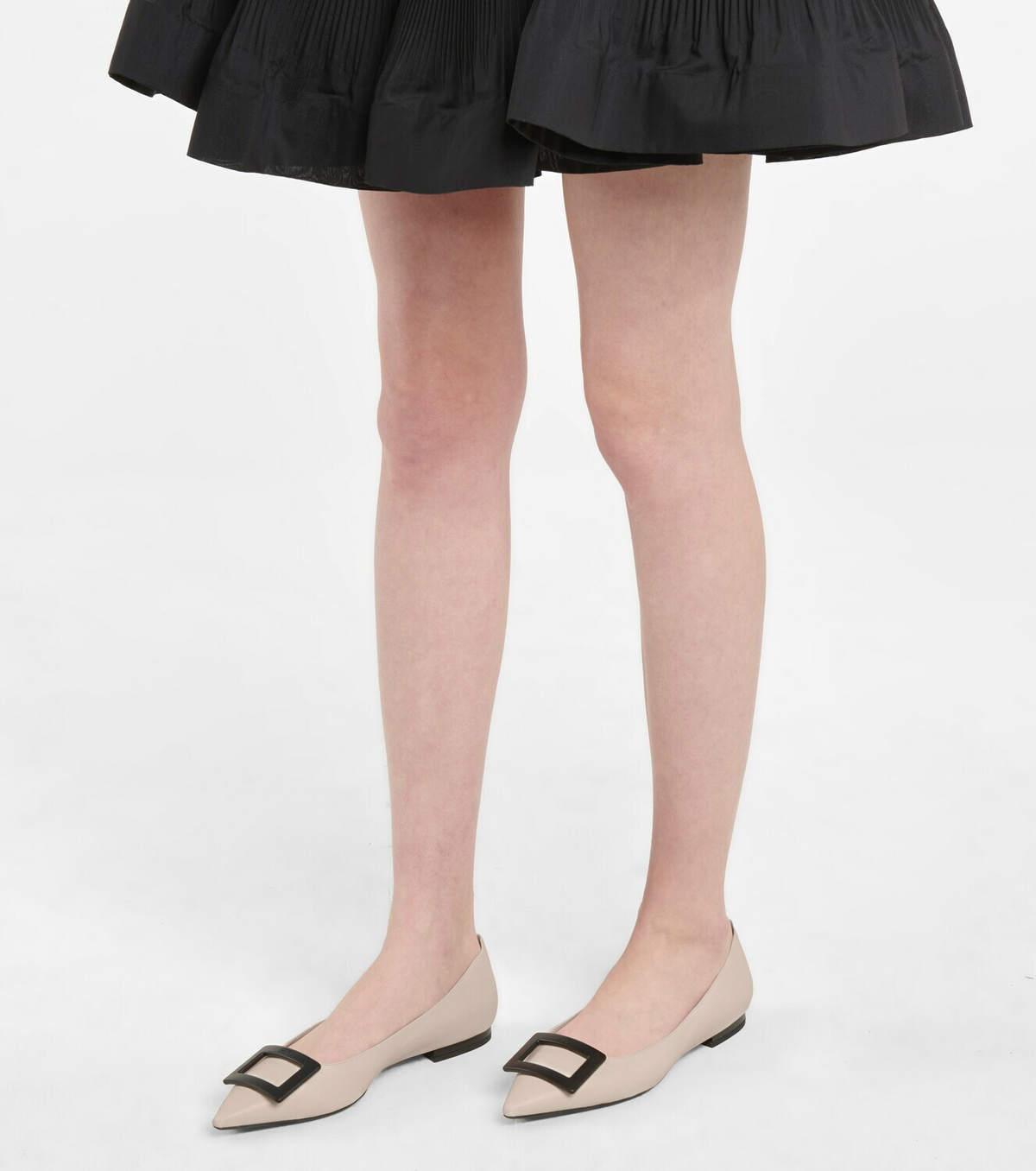 Roger Vivier Gommettine leather ballet flats