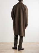 De Bonne Facture - Parisian Brushed Wool Coat - Brown
