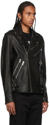 Diesel Black Leather L-Garrett Jacket