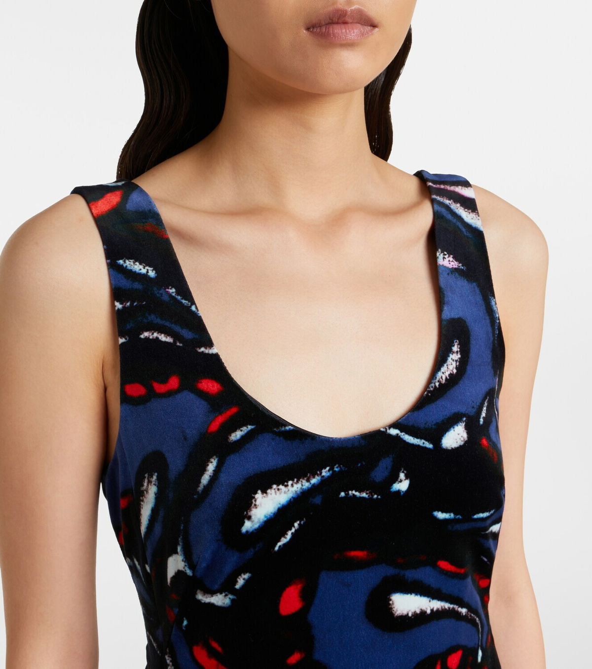 Dries Van Noten Debant printed cotton-blend maxi dress