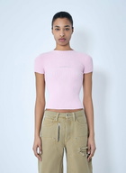 Alexander Wang Logo Short Sleeve T-Shirt