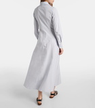 Gabriela Hearst Eugene cotton shirt dress