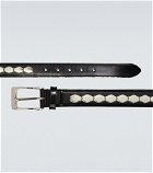 Undercover - Embellished leather belt
